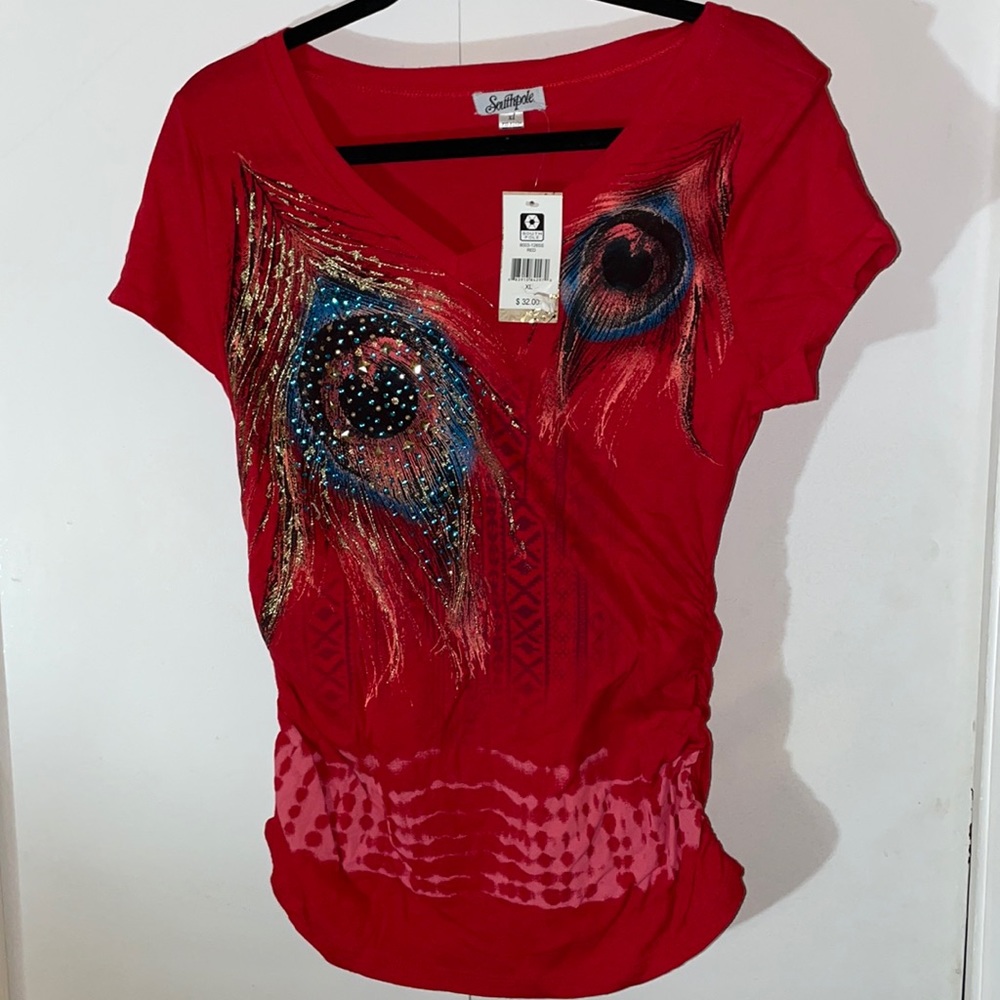 South Pole feather tee shirt